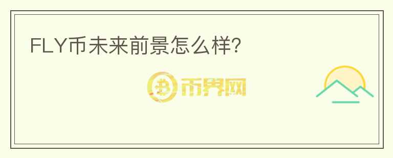 FLY幣未來前景怎么樣？