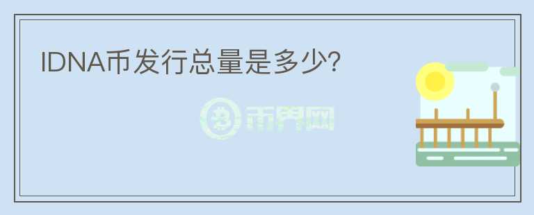 IDNA幣發(fā)行總量是多少？