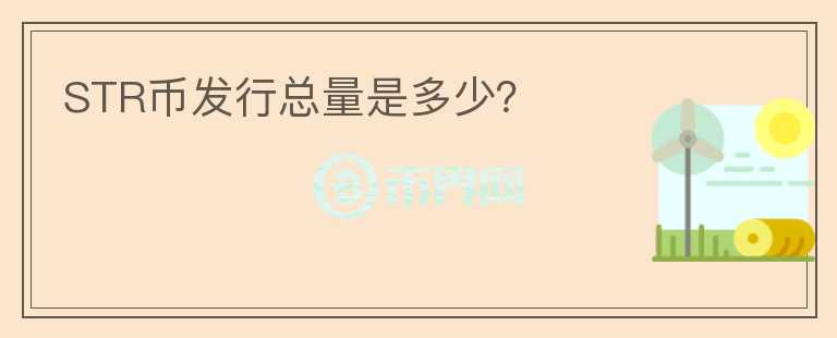 STR幣發(fā)行總量是多少？