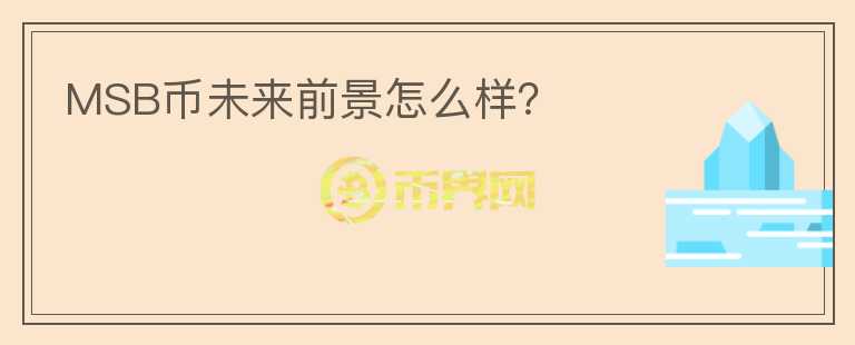 MSB幣未來前景怎么樣？