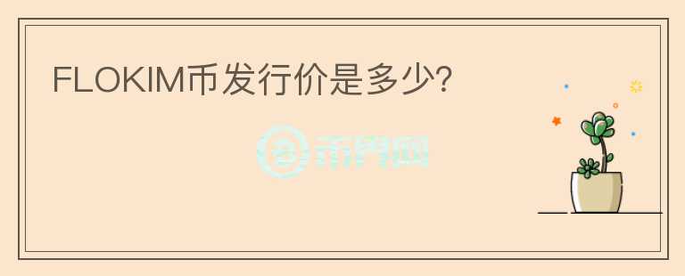FLOKIM幣發(fā)行價是多少？
