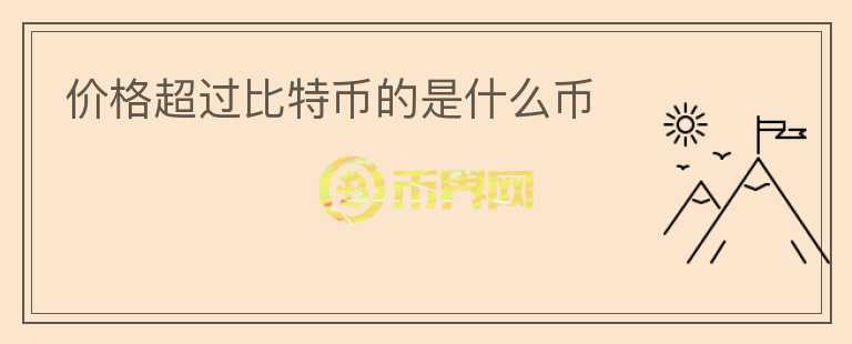 價格超過比特幣的是什么幣