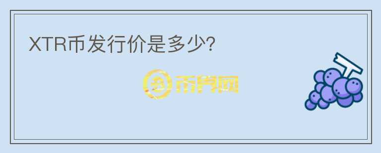XTR幣發(fā)行價(jià)是多少？