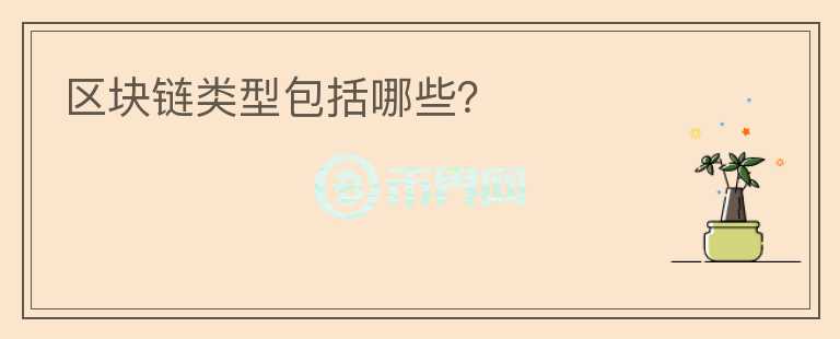 區(qū)塊鏈類型包括哪些？