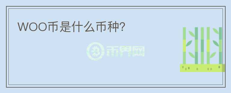 WOO幣是什么幣種？