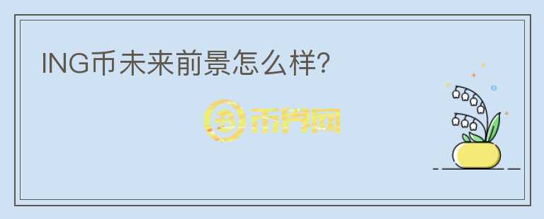 ING幣未來前景怎么樣？
