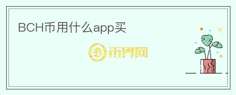 bch幣用什么app買(mǎi)