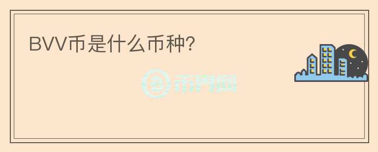 BVV幣是什么幣種？