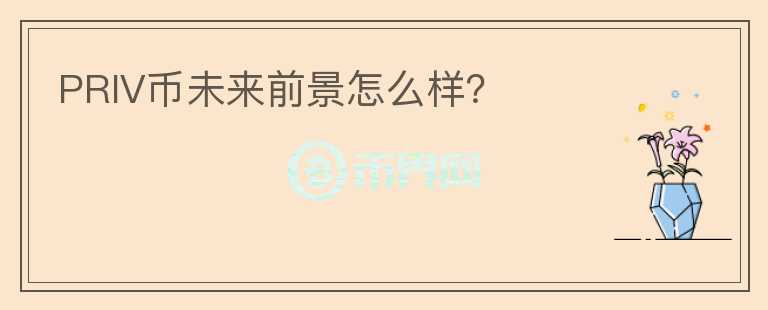 PRIV幣未來(lái)前景怎么樣？
