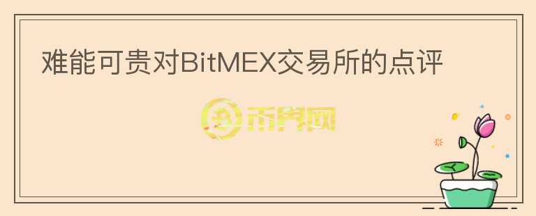 難能可貴對BitMEX交易所的點評