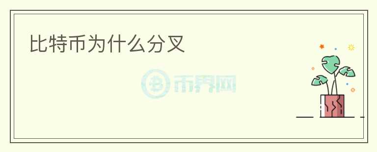 比特幣為什么分叉