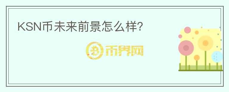 KSN幣未來前景怎么樣？