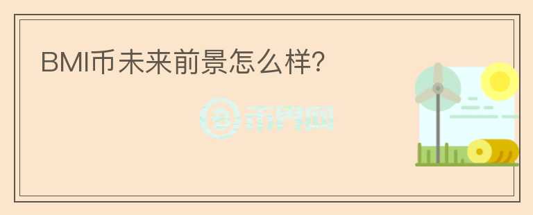 BMI幣未來(lái)前景怎么樣？
