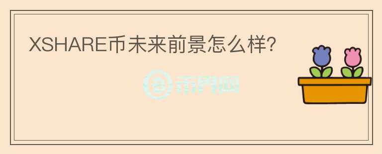 XSHARE幣未來前景怎么樣？