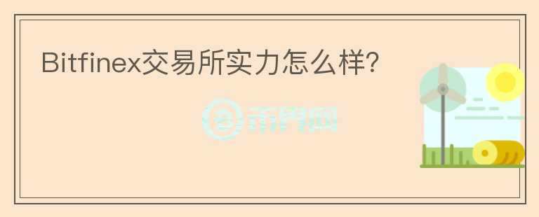 Bitfinex交易所實力怎么樣？
