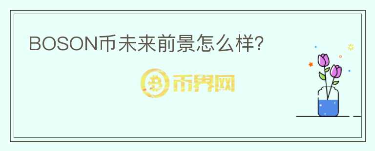 BOSON幣未來前景怎么樣？