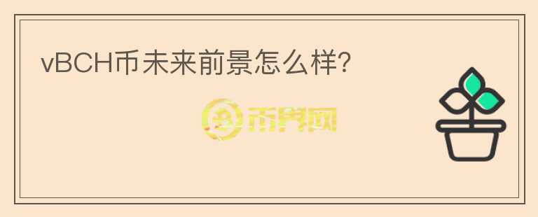 vBCH幣未來(lái)前景怎么樣？