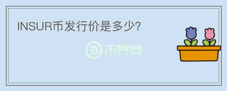 INSUR幣發(fā)行價(jià)是多少？