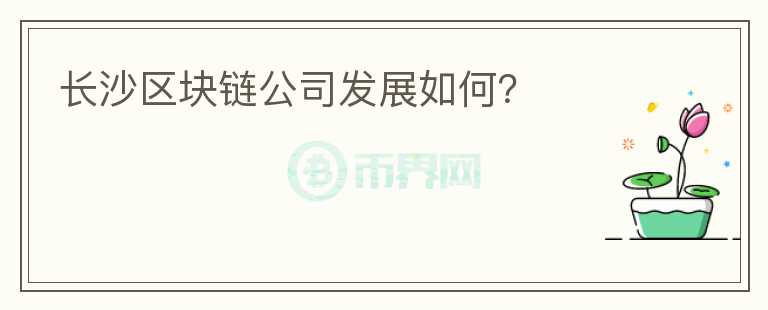長沙區(qū)塊鏈公司發(fā)展如何？