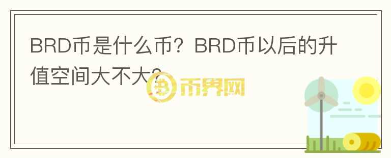 BRD幣是什么幣？BRD幣以后的升值空間大不大？