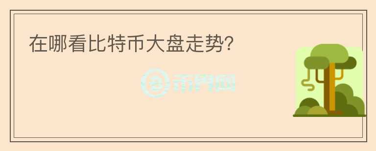 在哪看比特幣大盤走勢？