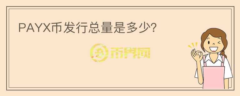 PAYX幣發(fā)行總量是多少？