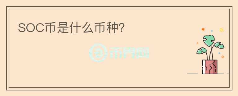 SOC幣是什么幣種？