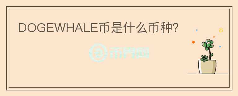 DOGEWHALE幣是什么幣種？