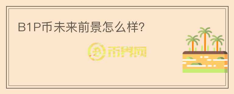 B1P幣未來(lái)前景怎么樣？