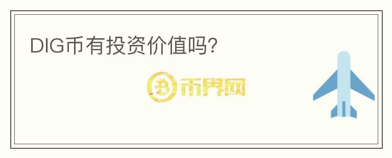 DIG幣有投資價(jià)值嗎？