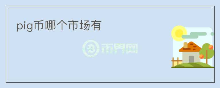 pig幣哪個(gè)市場(chǎng)有