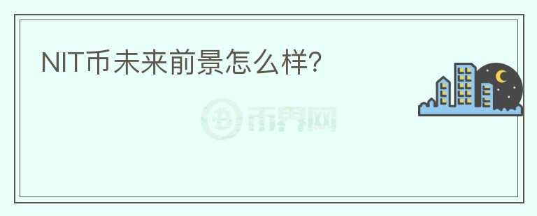 NIT幣未來(lái)前景怎么樣？