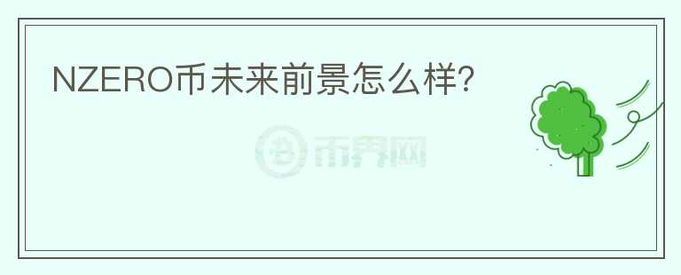 NZERO幣未來前景怎么樣？