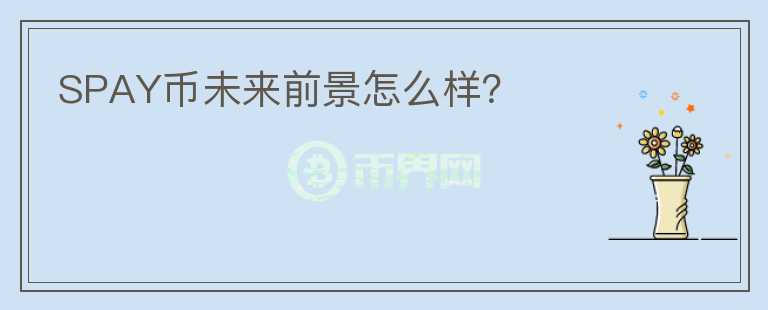 SPAY幣未來前景怎么樣？
