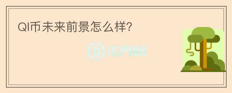 QI幣未來前景怎么樣？