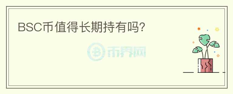 BSC幣值得長期持有嗎？
