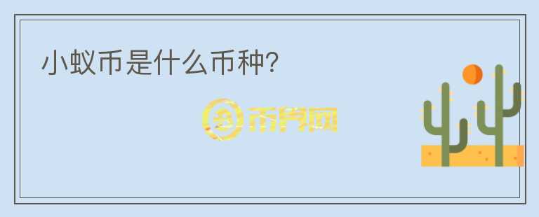 小蟻幣是什么幣種？