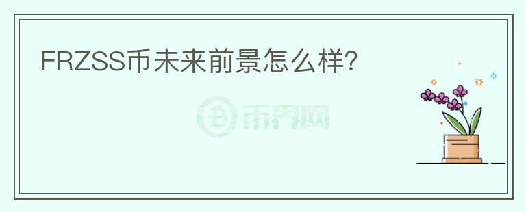 FRZSS幣未來前景怎么樣？