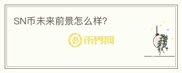 SN幣未來前景怎么樣？