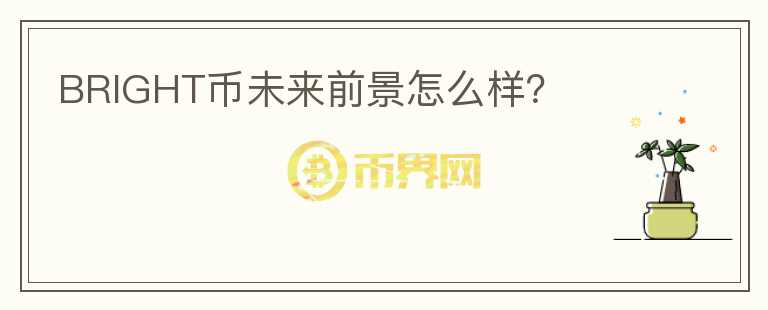 BRIGHT幣未來前景怎么樣？