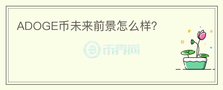 ADOGE幣未來前景怎么樣？
