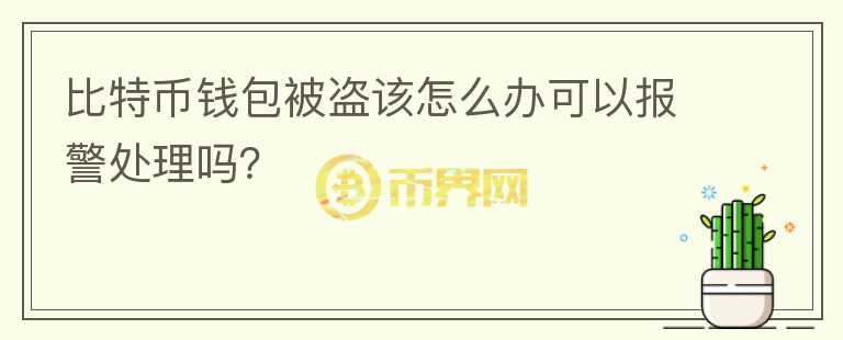 比特幣錢包被盜該怎么辦可以報(bào)警處理嗎？