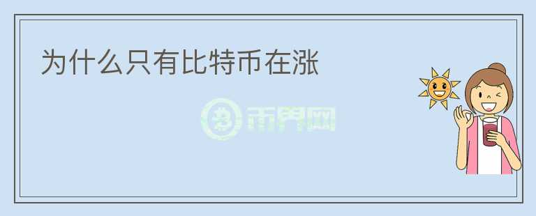 為什么只有比特幣在漲