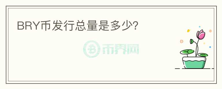 BRY幣發(fā)行總量是多少？