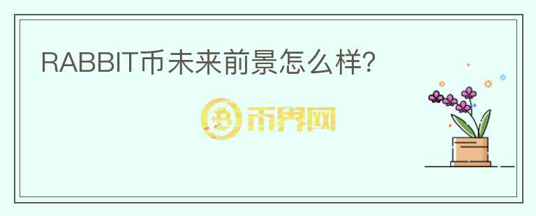 RABBIT幣未來前景怎么樣？