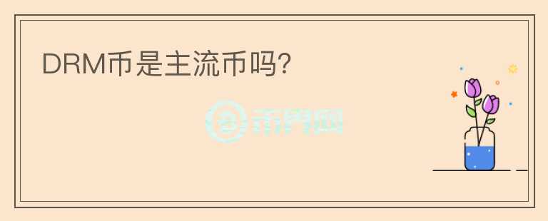 DRM幣是主流幣嗎？