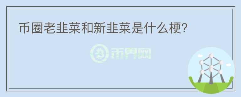幣圈老韭菜和新韭菜是什么梗？