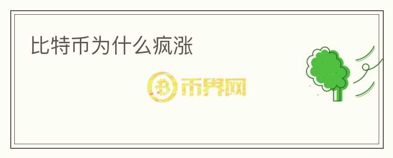比特幣為什么瘋漲
