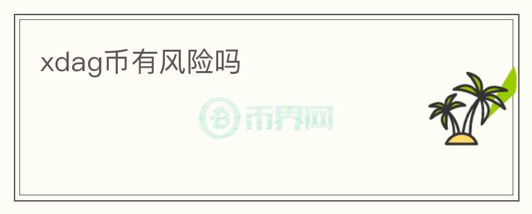 xdag幣有風險嗎