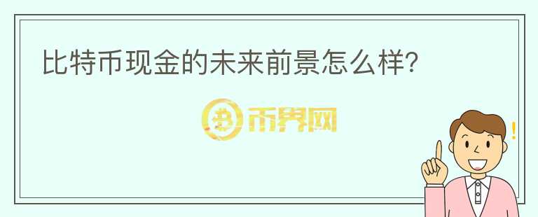 比特幣現(xiàn)金的未來前景怎么樣？